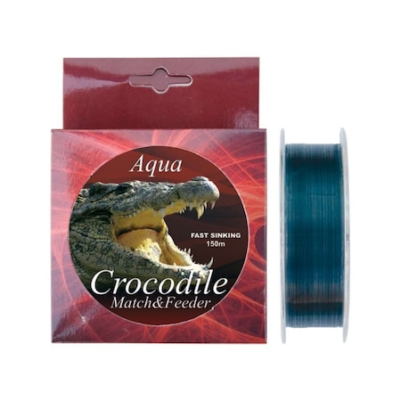 Baracuda Aqua Crocodile Match & Feeder horgász zsinór, nylon / monofil, 150 m, 0,22 mm, szürke