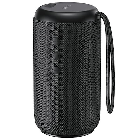 USAMS vízálló vezeték nélküli hangszóró vezetékkel YC sorozatú Bluetooth 5.0 10W fekete YC011YX01