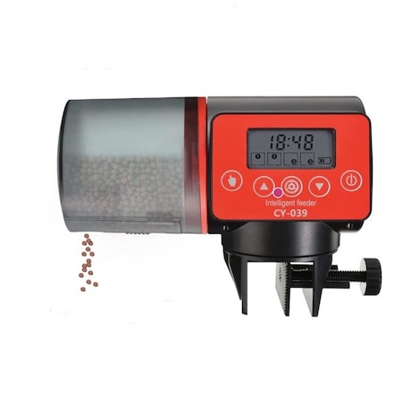 Automata haletető, Bomstom, LCD kijelző, 200 ml, Piros