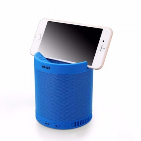 Multinational Kompakt vezeték nélküli sztereó vezeték nélküli Bluetooth oszlop, kék