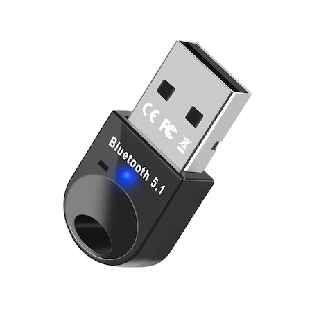 OEM Bluetooth Adapter, Bluetooth 5.1, USB, fekete