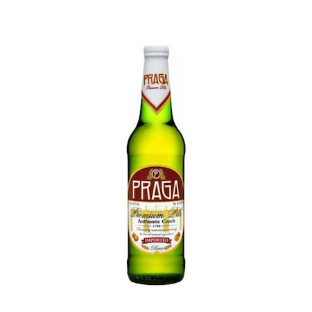 Szőke Prague Premium Plis sör 0,33 L, alkohol 4,7%