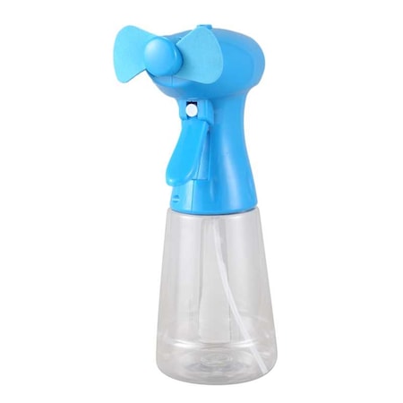 Kézi ventilátor vízpermettel, 350 ml, kék, eredeti ajánlatok®