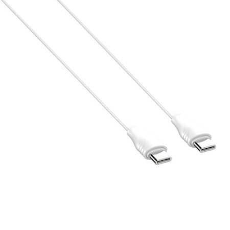 LDNIO LC132-C USB-C - USB-C kábel 65W 2m fehér (5905316142954) (LC132-C Type-C to Ty)