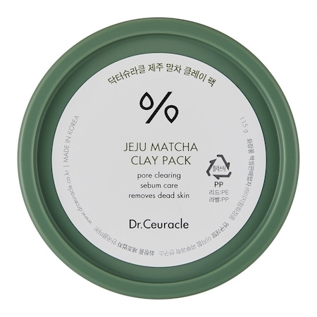 Matcha maszk kitágult pórusokra, Dr. Ceuracle Jeju Matcha Clay Pack, 115g