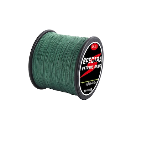 Multifil horgászzsinór 0,28 300m Spectra Extreme Braid X4, zöld színű, főzsinór, fejlett, csomó- és kopásálló, pergető horgászat, csuka, ponty, harcsa