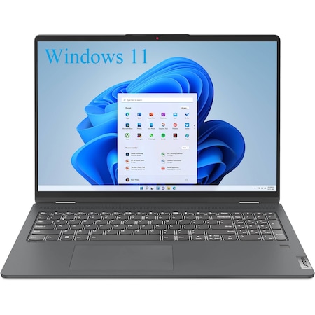 Laptop 2 az 1-ben Lenovo Flex 5 16ALC7, 16" WUXGA 1920x1200 IPS 300nits érintőkijelző, AMD Ryzen 5 5500U 6 magos, 8 GB LPDDR4, 1TB SSD m2 PCIe, AMD Radeon Graphics, Windows 11 Home, 2.1 kg Storm Gray