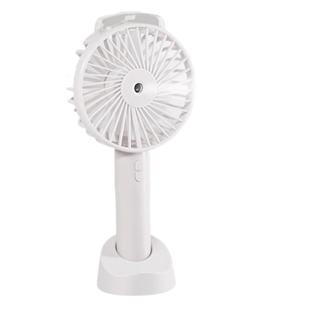 Hordozható ventilátor, 3 sebességfokozattal, Andowl Q-F01, vízpermettel