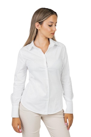 Fehér irodai ing gombokkal, Fehér