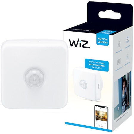 WiZ Connected mozgásérzékelő, kompatibilis a WiZ sorozattal