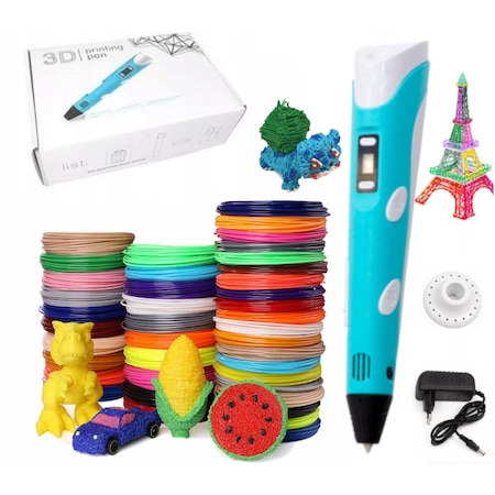 CsomagajĂĄnlat: 3D ceruzakĂ©szlet Filament 100M Multicolor 20 kĂŒlönbözĆ szĂnben + RögzĂtĆ filament szĂĄlak, 100m, 20 szĂn, Multicolor