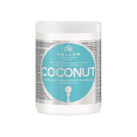Kallos Cosmetics KJMN kókuszolajos hajmaszk, 1000 ml