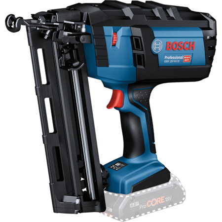 Bosch Professional GNH 18V-64 M Akkus szögbelövĆ, 18 V, 1,6 mm szög ĂĄtmĂ©rĆ, 32-64 mm szög hossz, 105 db tĂĄrkapacitĂĄs, AkkumulĂĄtor nĂ©lkĂŒl