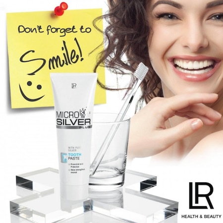 Fogkrém fogszuvasodás és fogkő ellen LR Egészség és szépség Microsilver Plus, 75 ml