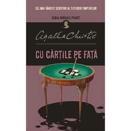 Hercules Poirot. A könyvekkel az arcán, Agatha Christie (Román nyelvű kiadás)